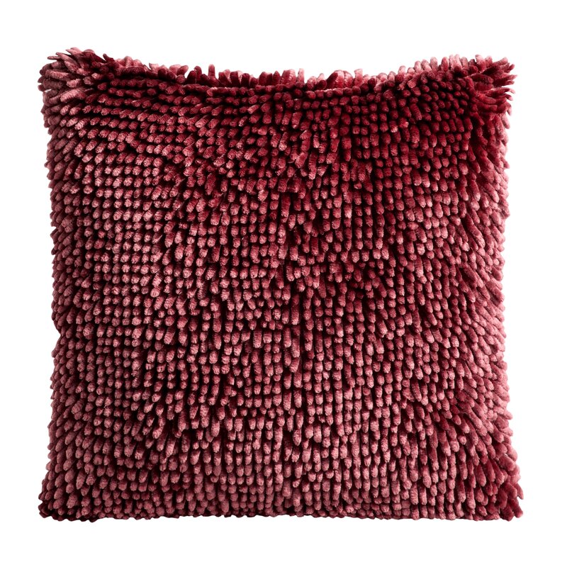 POSZEWKA SHAGGY 1 40X40 CM CIEMNOBORDOWY - EU_356390