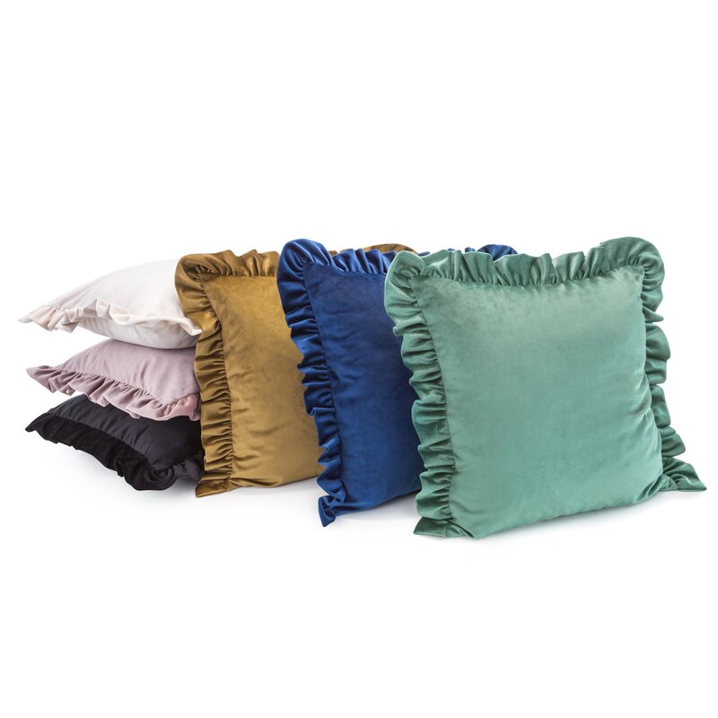 POSZEWKA VELVET 25 45 X 45 CM NIEBIESKI - EU_387645