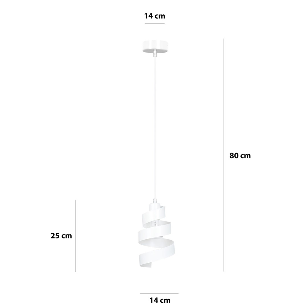 Lampa wisząca SAGA Biały 351/1 - 351/1