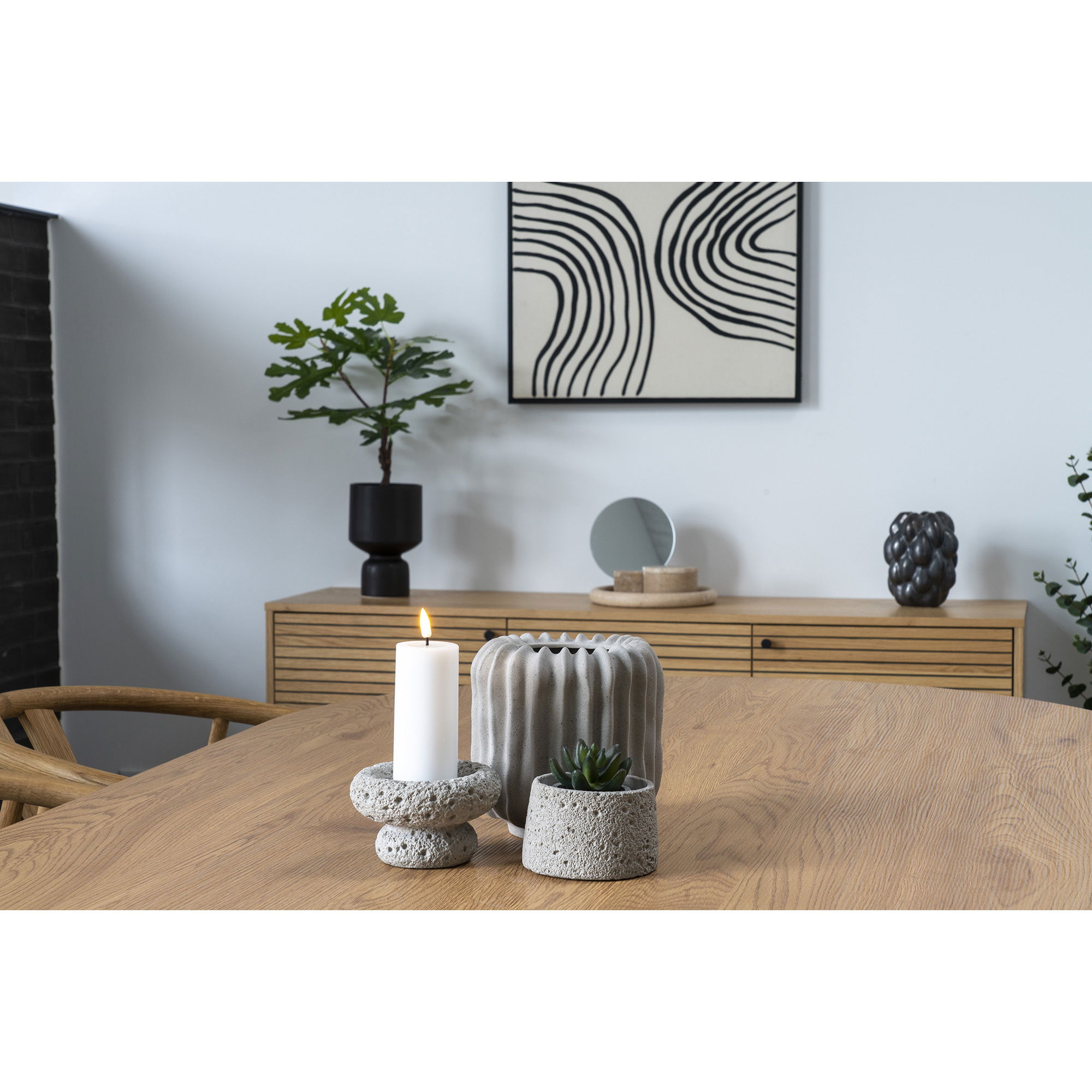 Doniczka ceramiczna FLOWERPOT fi15x235 cm czarna - 4451212