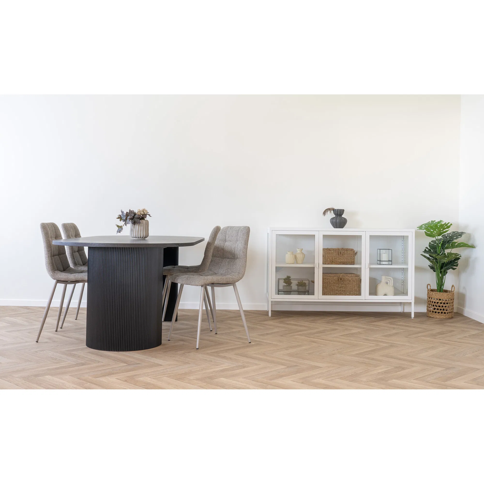 Stół okrągły BOAVISTA 1 Brązowy 200x100 - 2601010