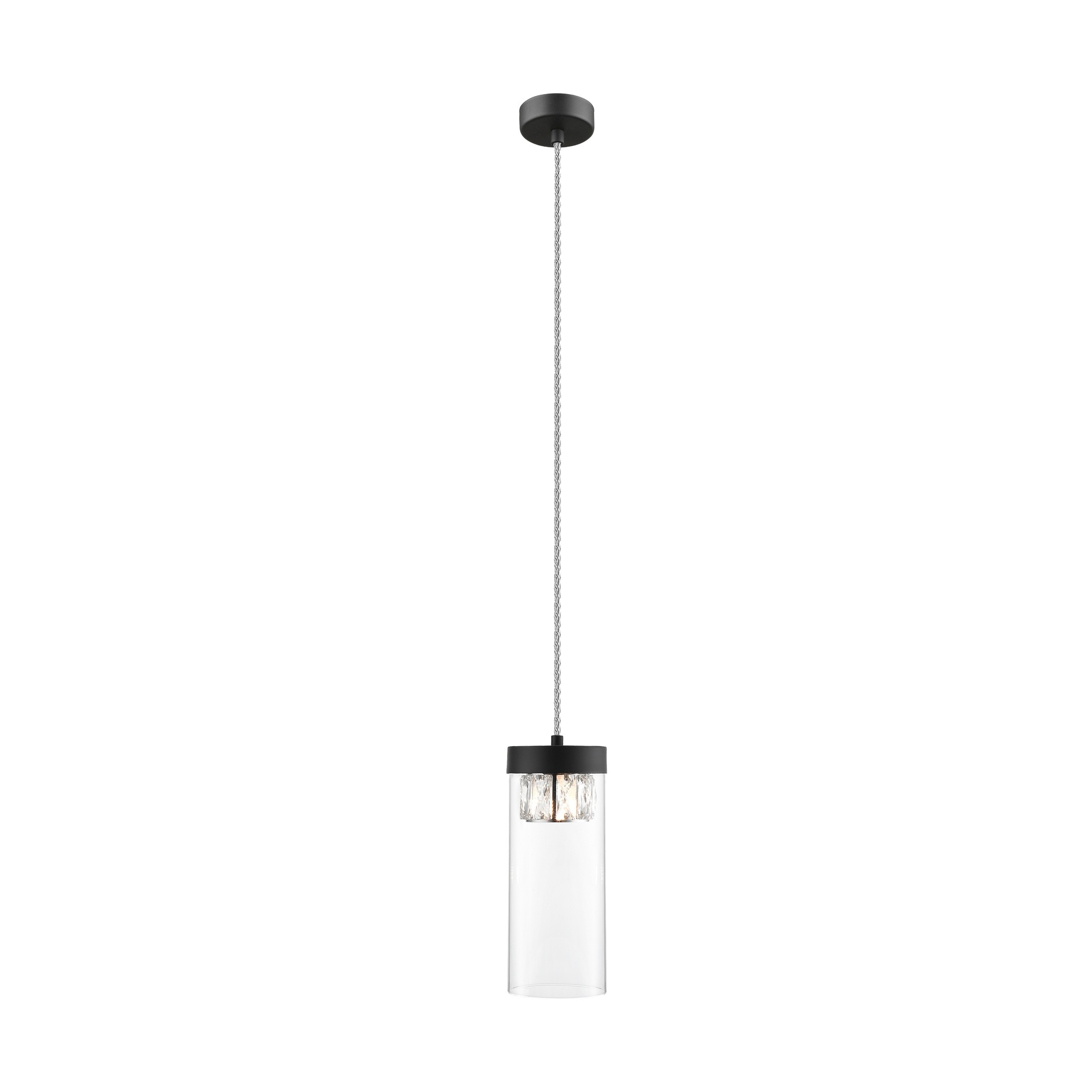 GEM LAMPA WISZĄCA CZARNY MAT/czarny