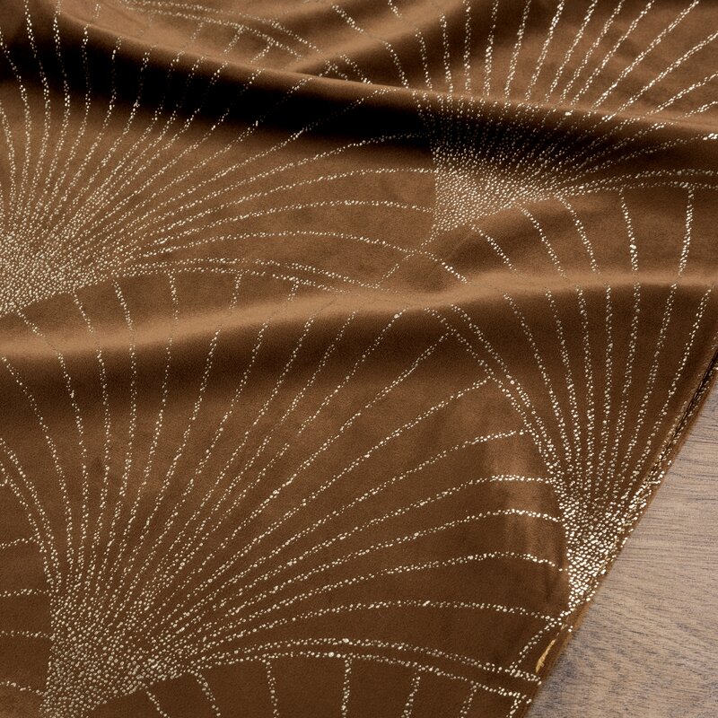 OBRUS BLINK 14 35 X 220 CM BRĄZOWY - EU_390104