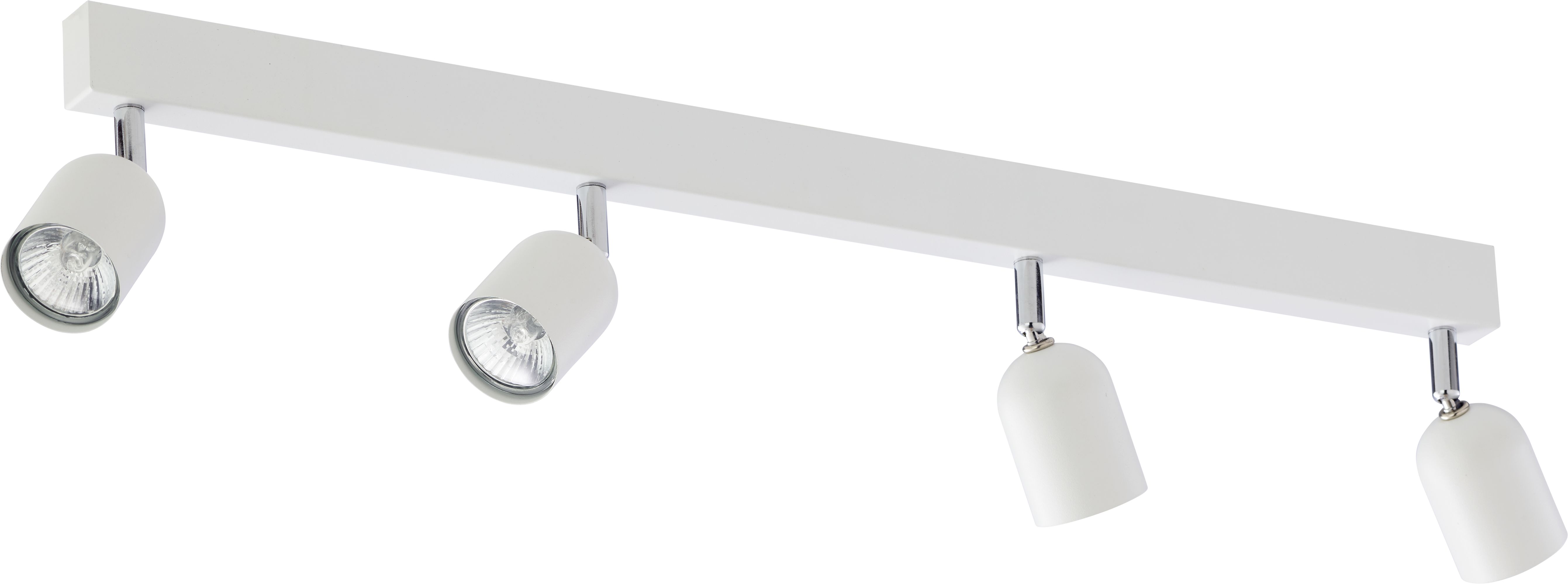 Lampa sufitowa TOP biała na metalowej listwie regulowana 84x18x16cm - TK_1024
