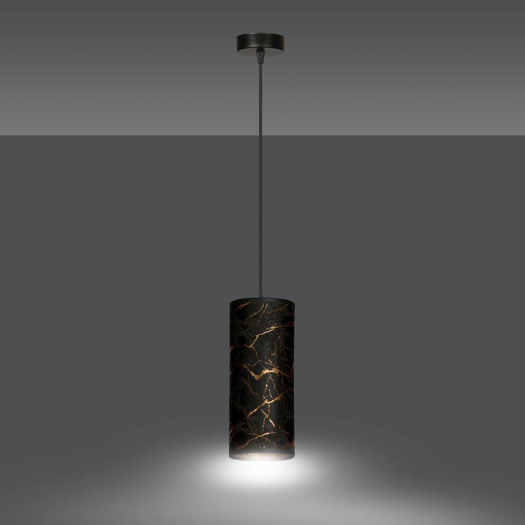 Lampa wisząca KARLI Czarny 1056/1 - 1056/1