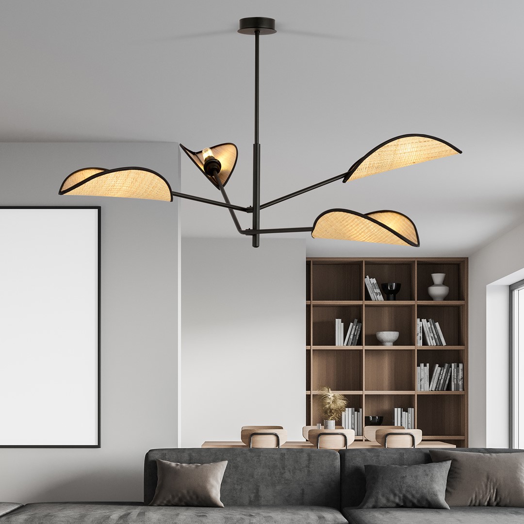 Lampa sufitowa VENE Czarny 1160/4 - 1160/4