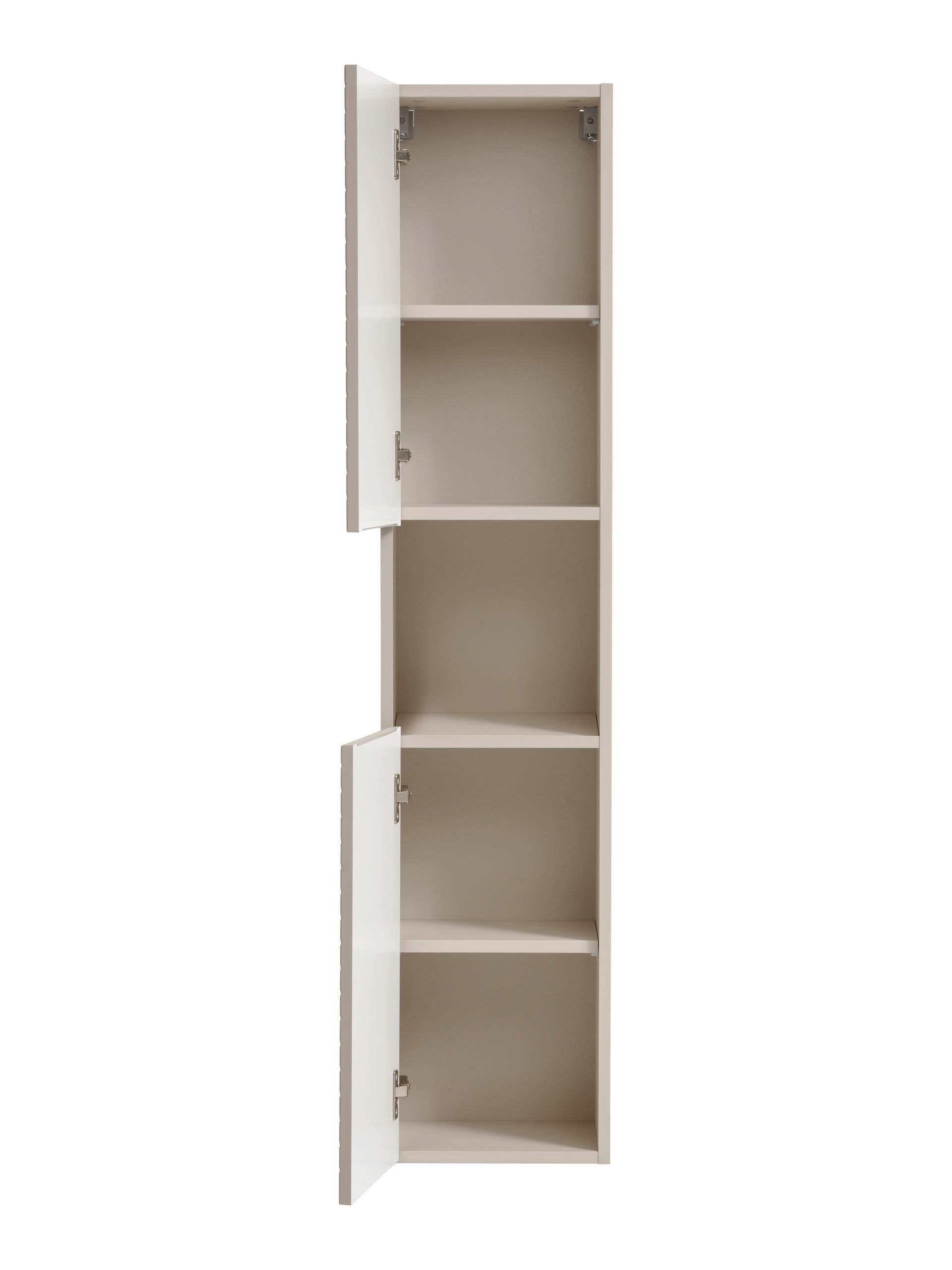 Zestaw meblowy SET-VIC Oak ( szafka z 2 szufladami 60cm + blat + szafka wysoka ) kaszmirowy, efekt drewna - SET-VIC_B_OAK_60CM_S_HC