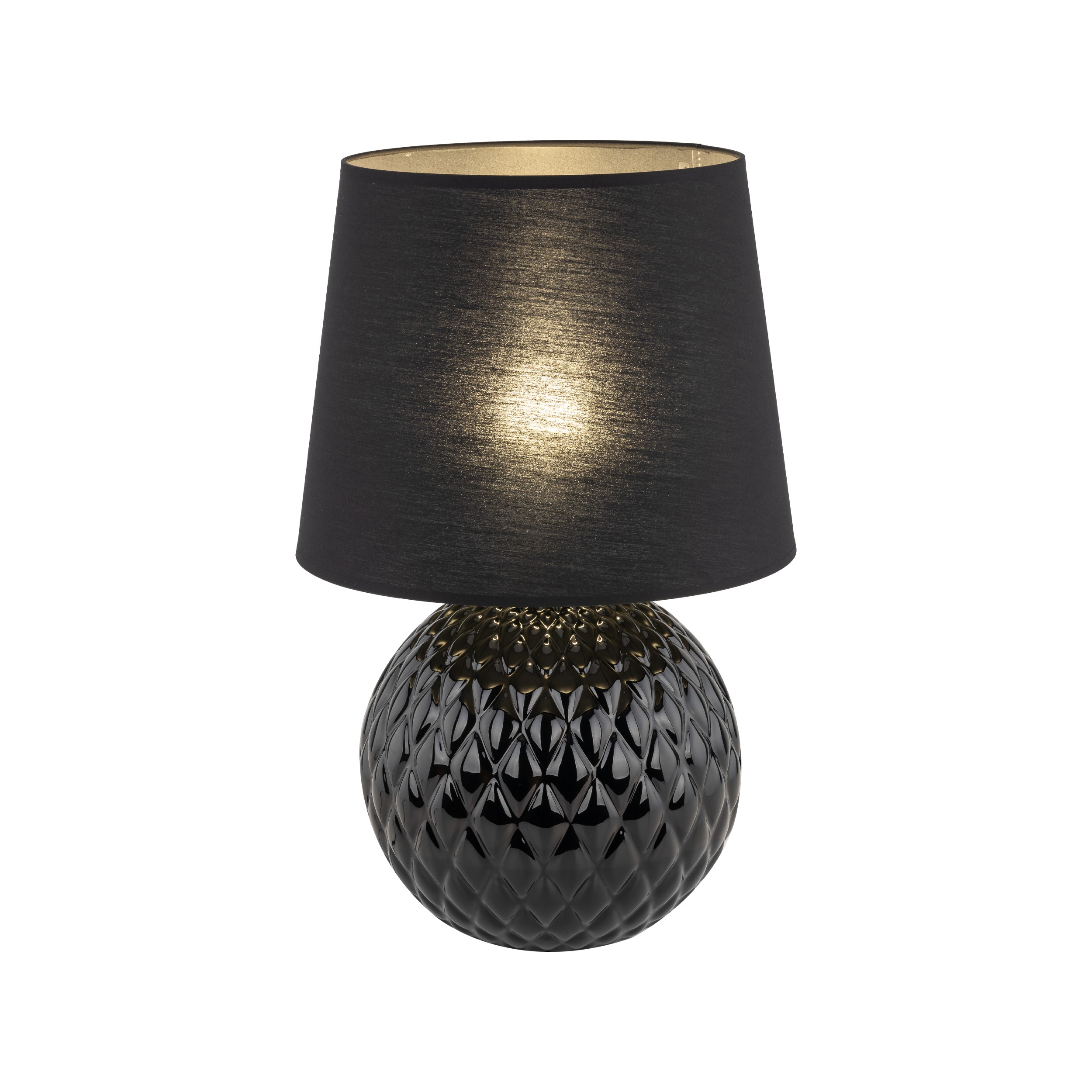 Lampka nocna SANTANA czarna 60x38cm - TK_16047
