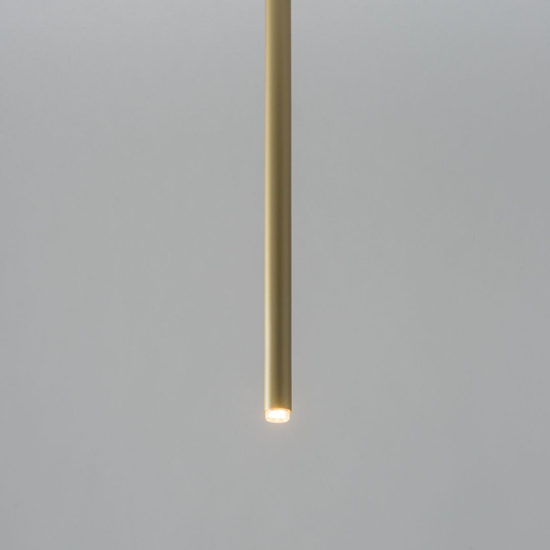 SOPEL 1 PROSTY ZŁOTY / przewód transparent lampa wisząca - SI_33151