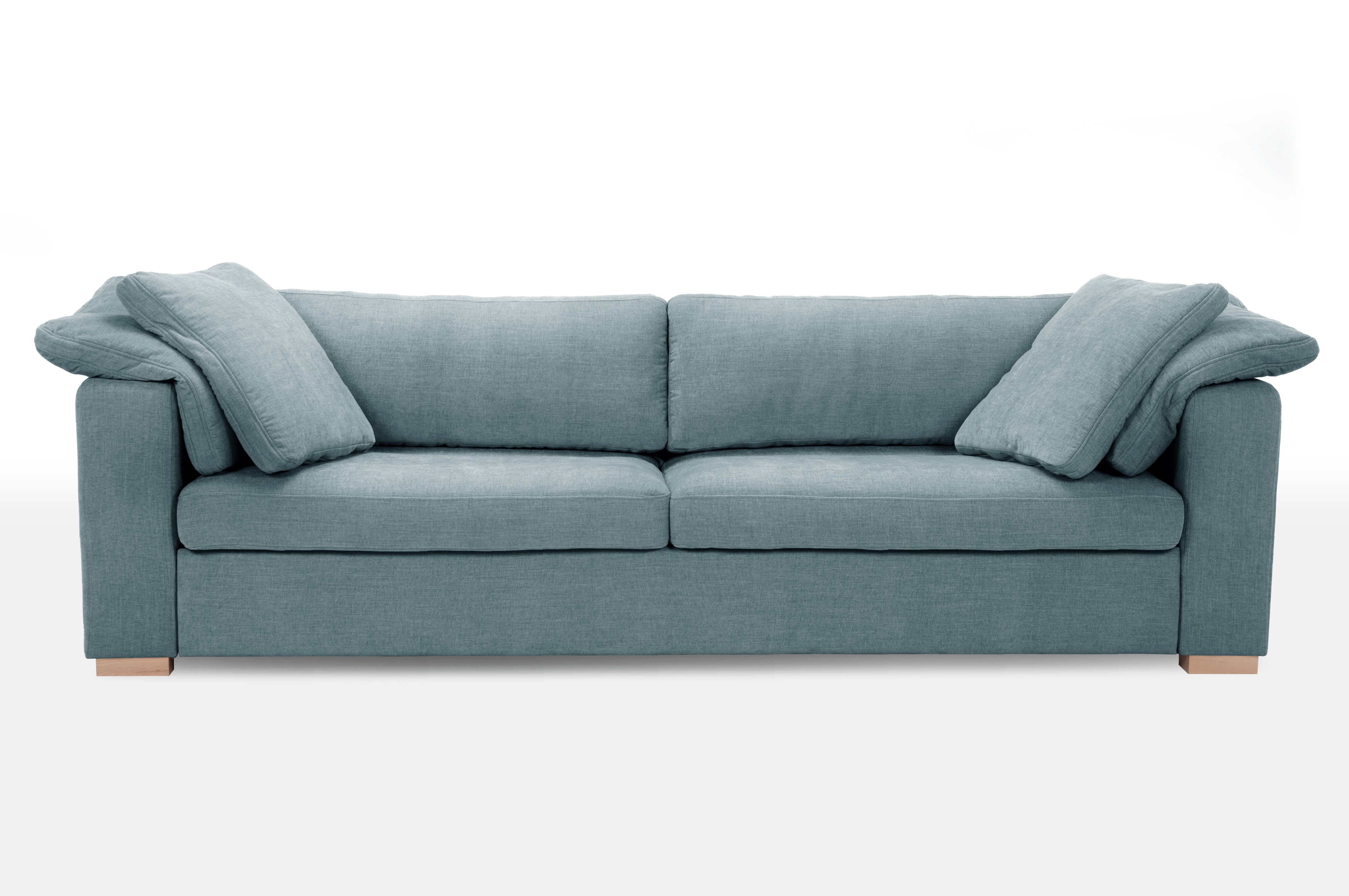 Sofa rozkładana Macaroni niebieskam MEBLEX - MACARONI-CITY72BLUE