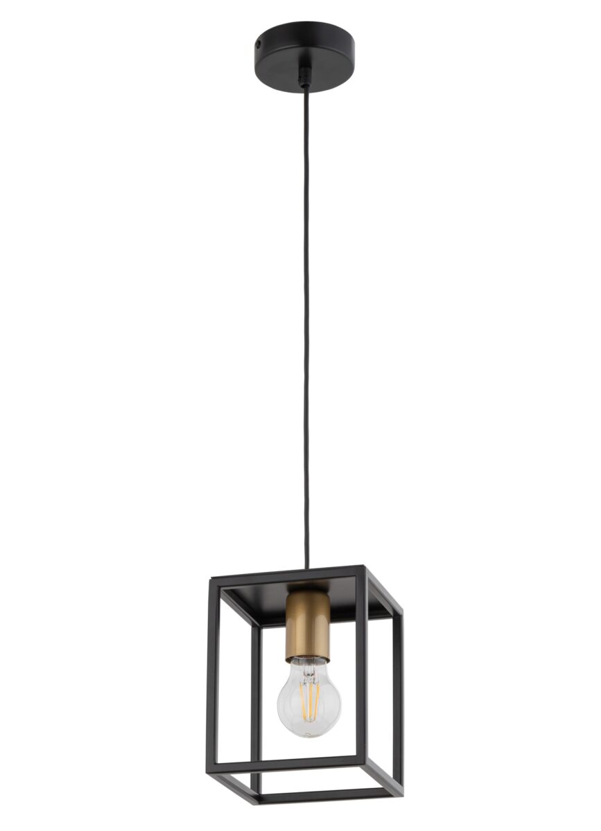 VIGO 1 czarny/złoty lampa wisząca - SI_32353