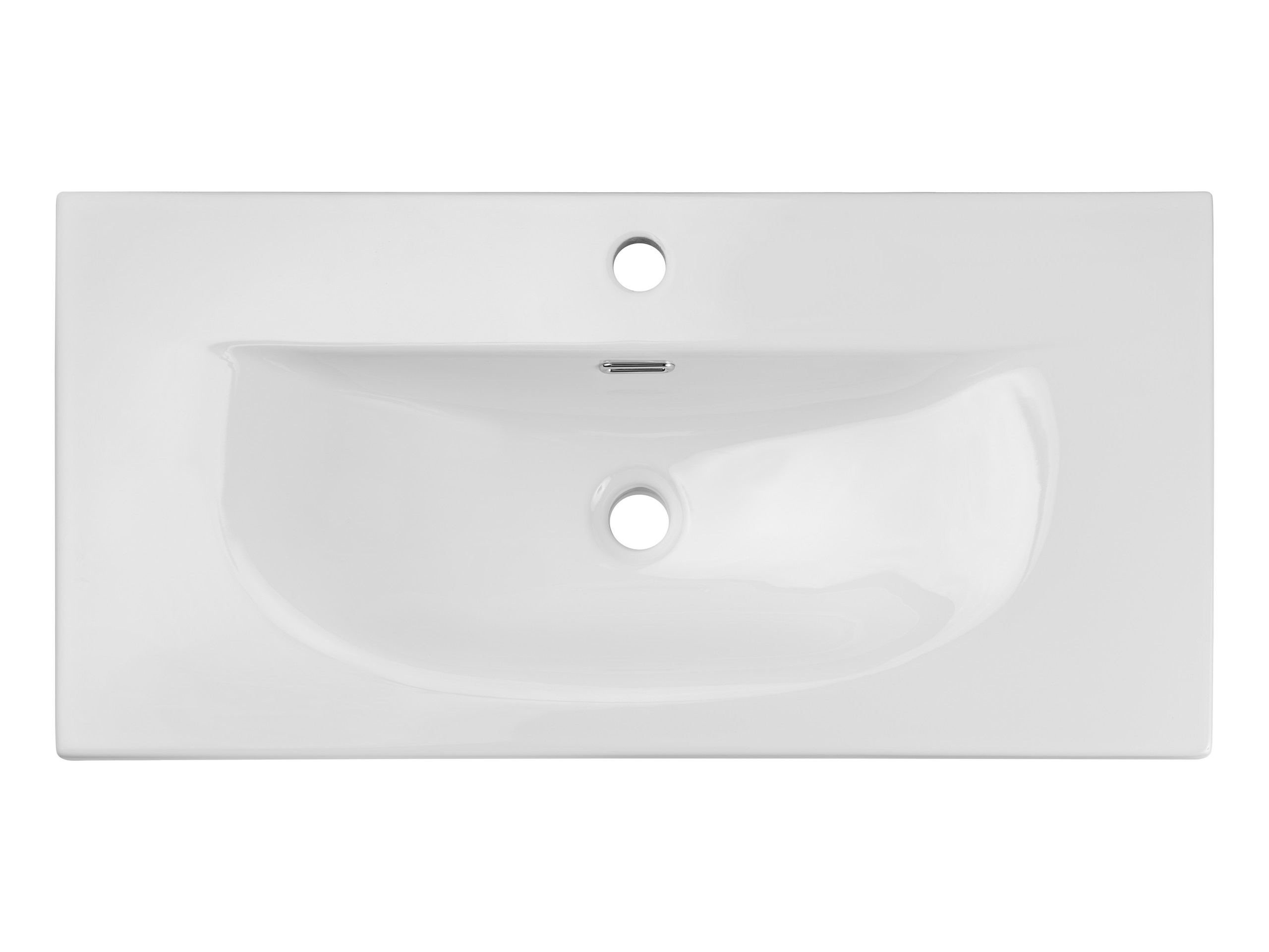 Umywalka meblowa SKY 3 DP biała 81X15X40 (bezpiecznie pakowana) - SKY_3_80CM_DP_(_E-8099-3-80_)