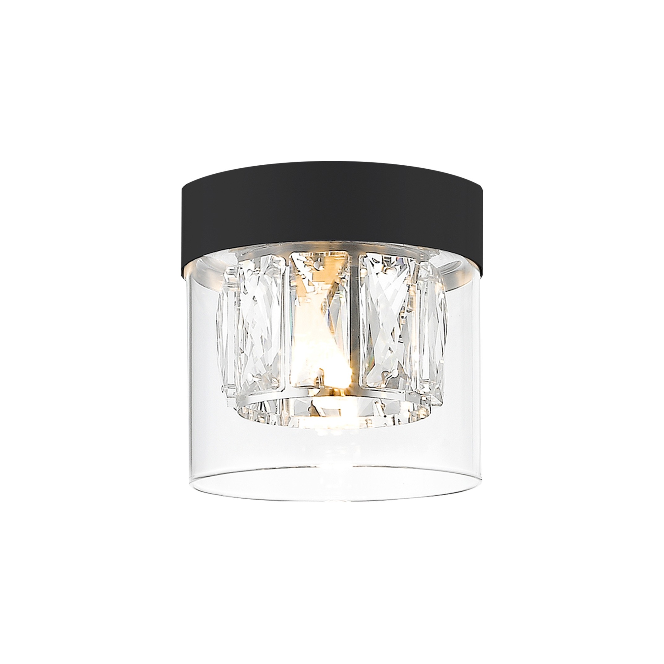 GEM LAMPA SUFITOWA CZARNY MAT/MATT BLACK