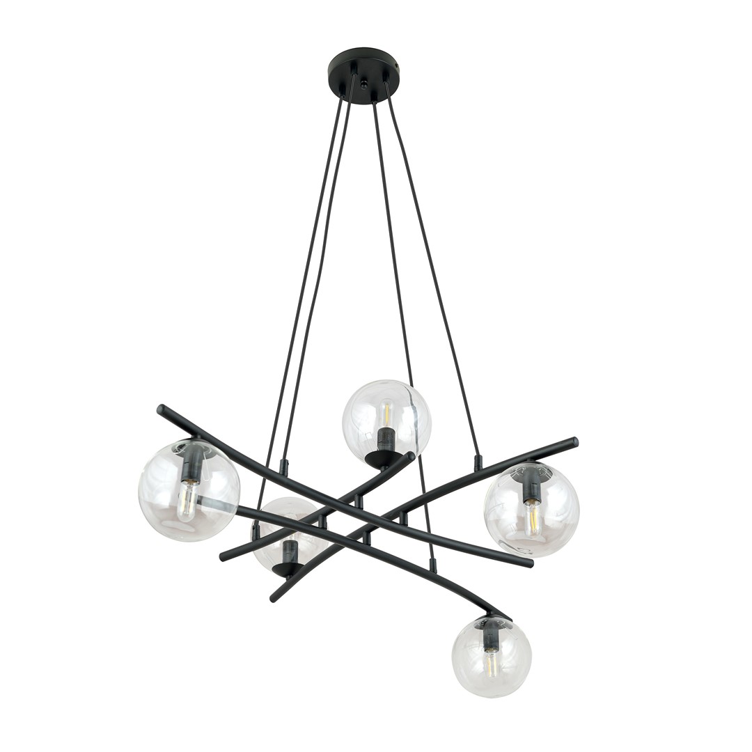 Lampa wisząca ESSA Czarny 1202/5