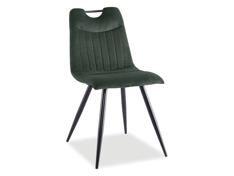 Krzesło ORFE SZTRUKS zielone nowoczesne SIGNAL