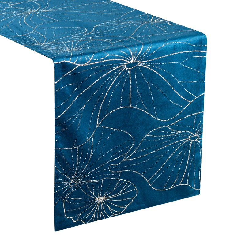 OBRUS BLINK 18 35 X 220 CM GRANATOWY - EU_390197
