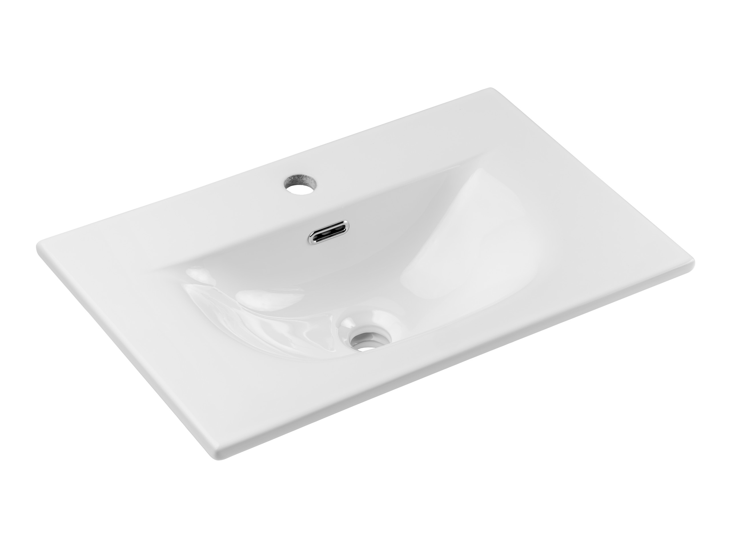 Umywalka meblowa SKY 3 DP biała 61x15x40cm (bezpiecznie pakowana)