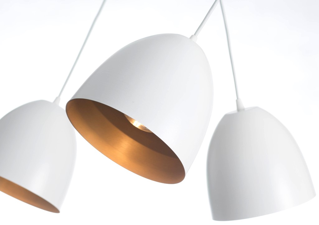 Lampa wisząca LENOX Biały/Złoty 411/2 - 411/2