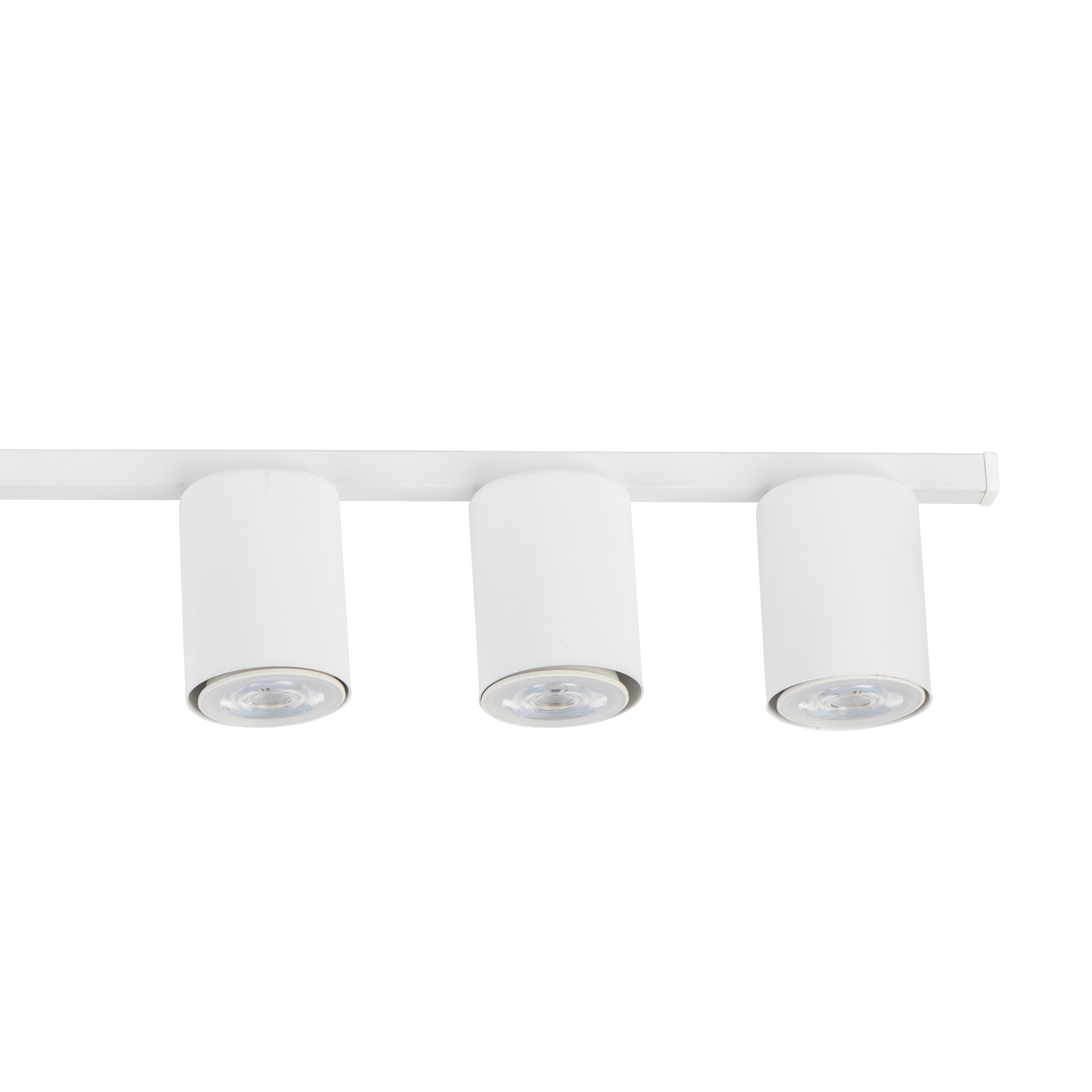 Lampa sufitowa LOGAN biała na listwie metalowej 100x11x5cm - TK_4571