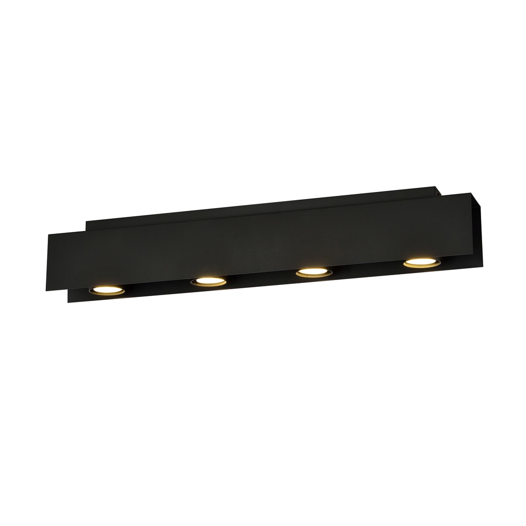 Lampa sufitowa  KENNO Czarny 1141/4