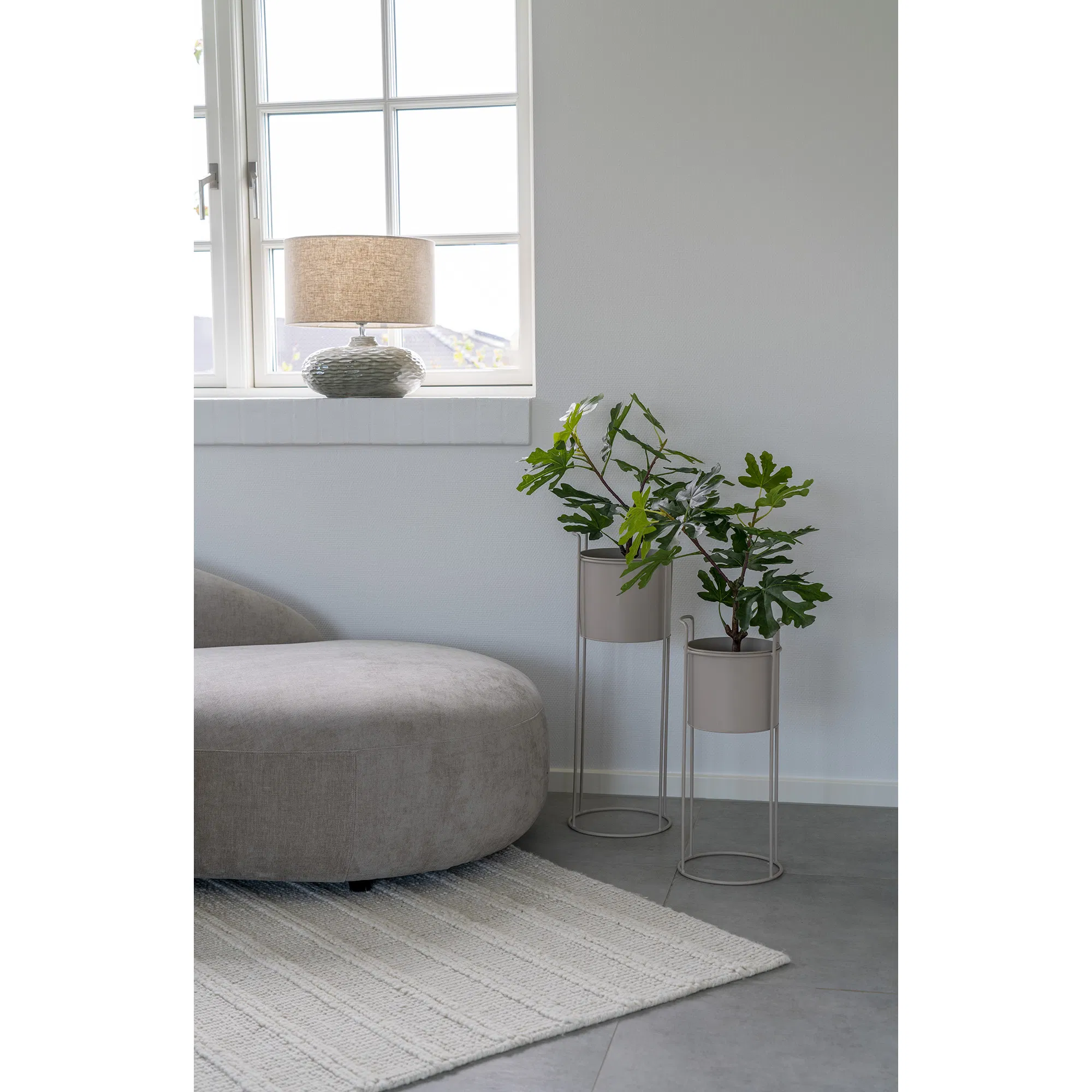 Lampa stołowa z abażurem OLDHAM ceramiczna - zielona - 6406280