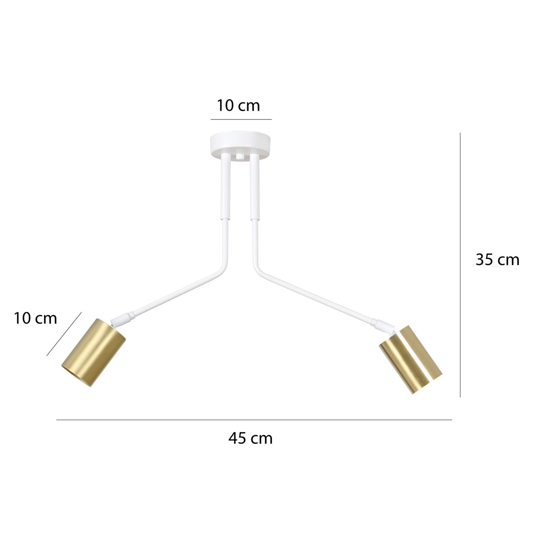 Lampa sufitowa VERNO Biały 656/2 - 656/2