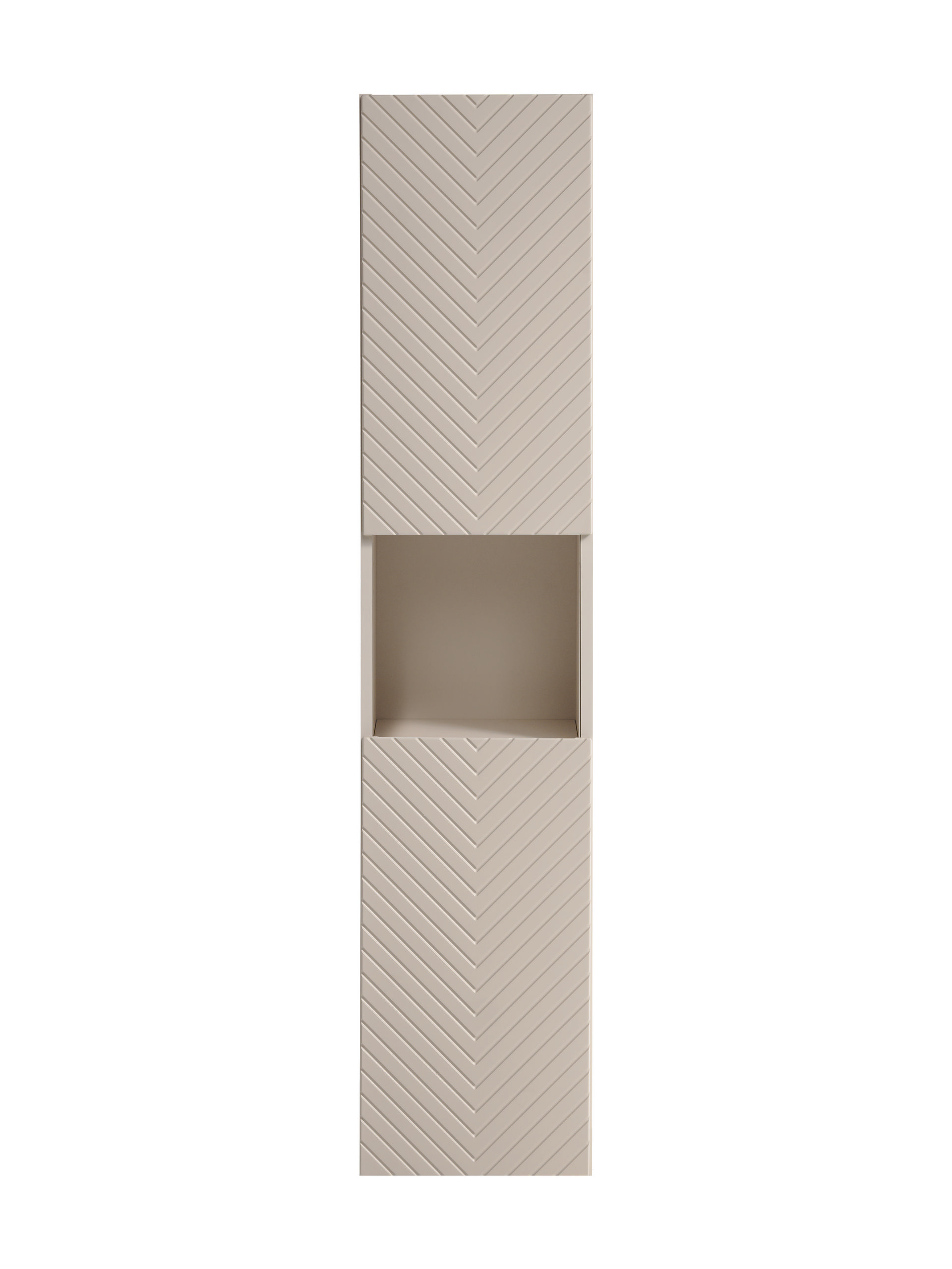 Zestaw meblowy SET-VIC Oak ( szafka z 2 szufladami 60cm + blat + szafka wysoka ) kaszmirowy, efekt drewna - SET-VIC_B_OAK_60CM_S_HC