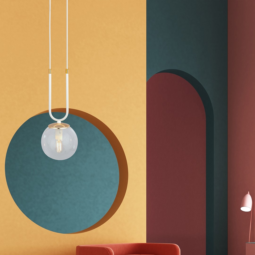 Lampa wisząca GLAM Biały 1116/1 - 1116/1