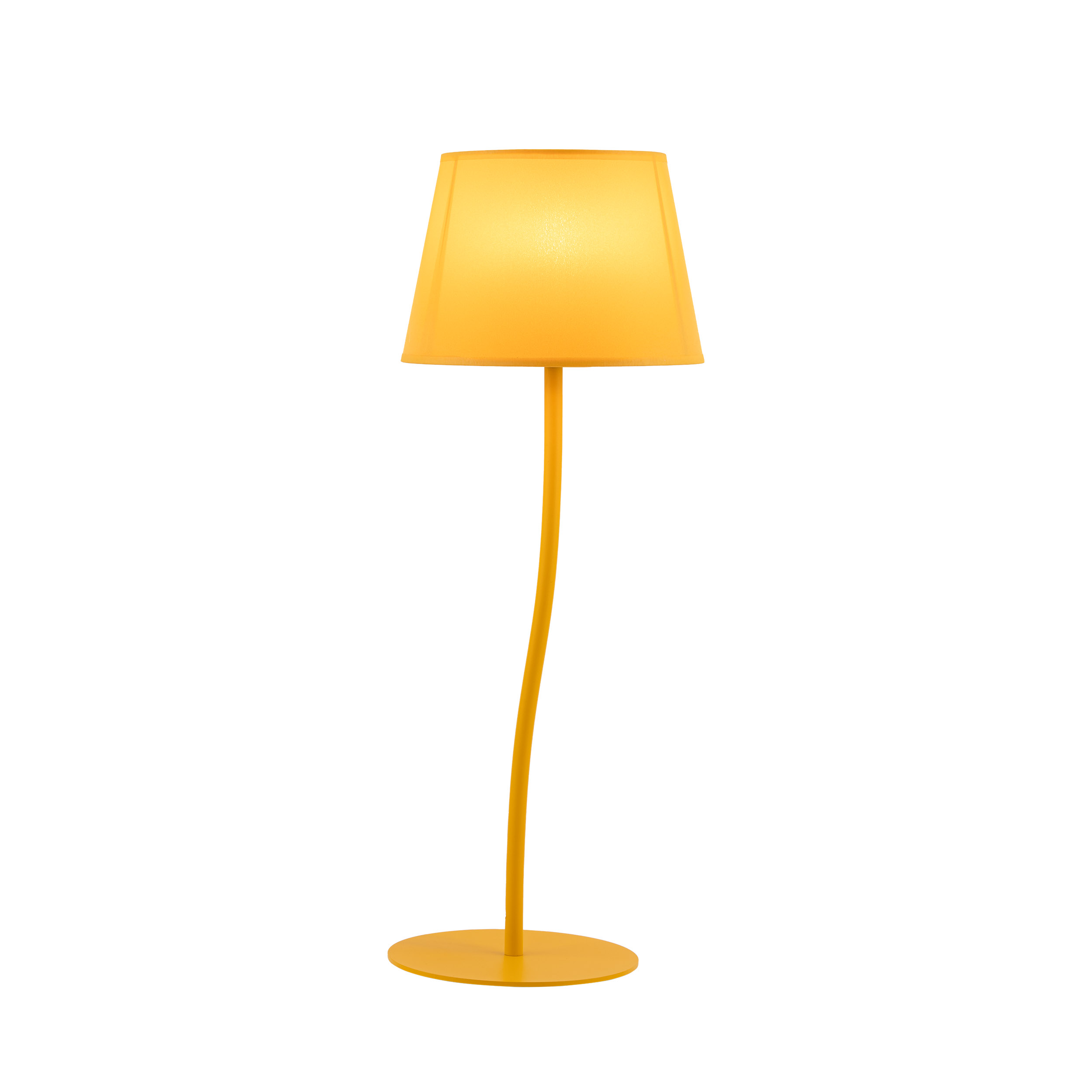 Lampka nocna NICOLA żółta 37x20cm - TK_6641