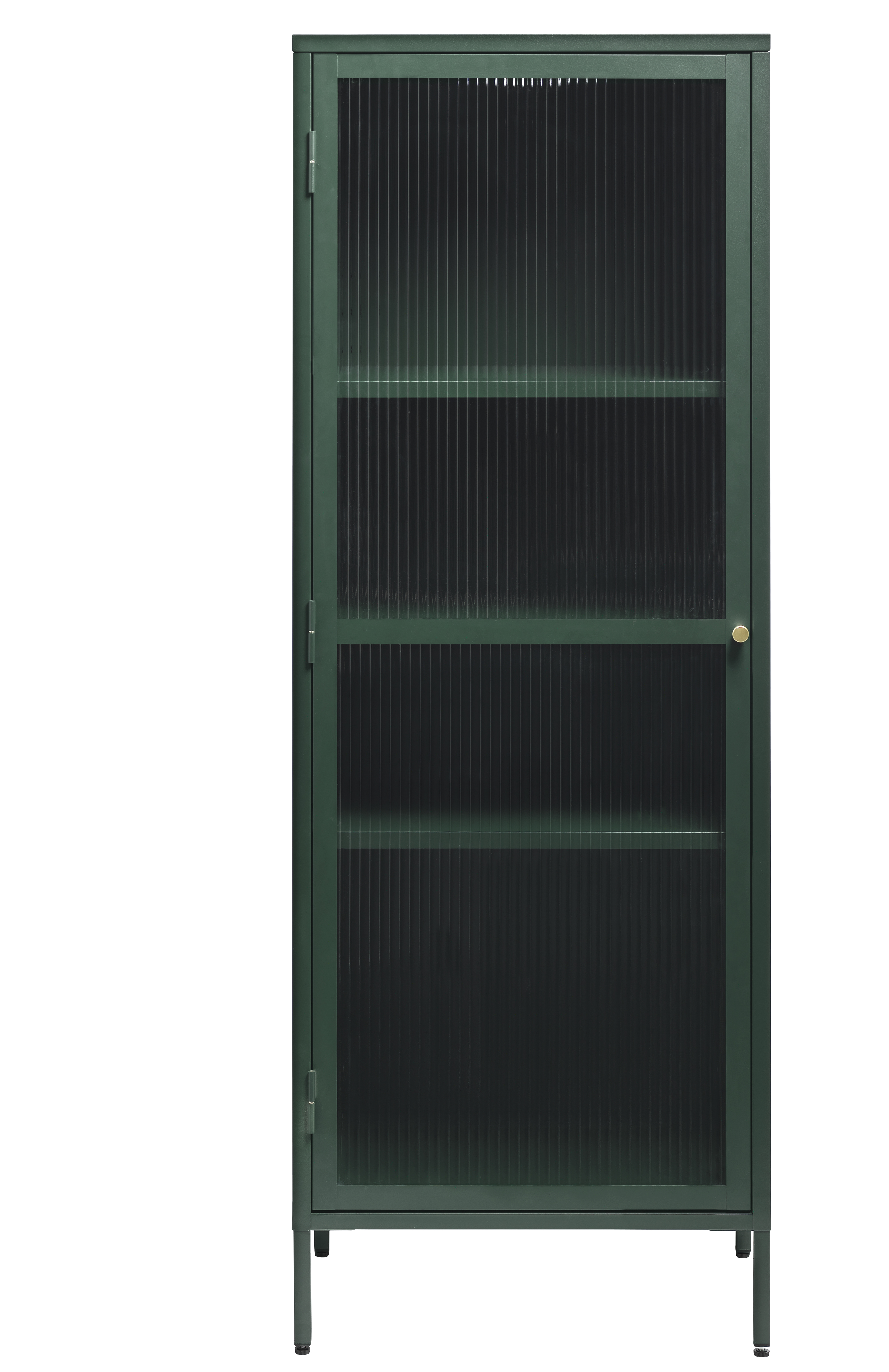Witryna niska BRONCO 1-drzwiowa W160 cm - zielony, złoty - UN_44600200