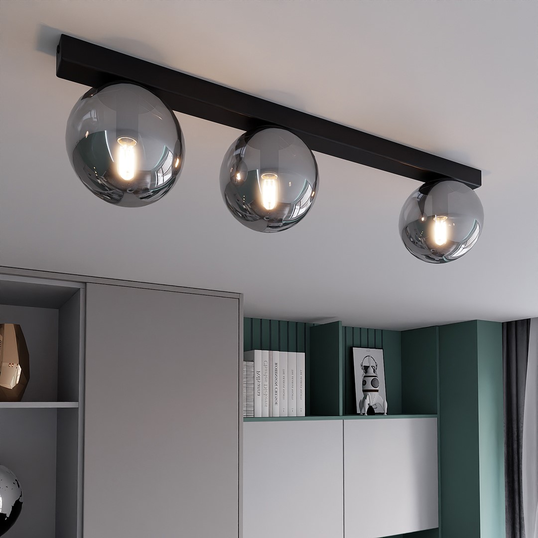 Lampa sufitowa FIT Czarny 1122/3 - 1122/3