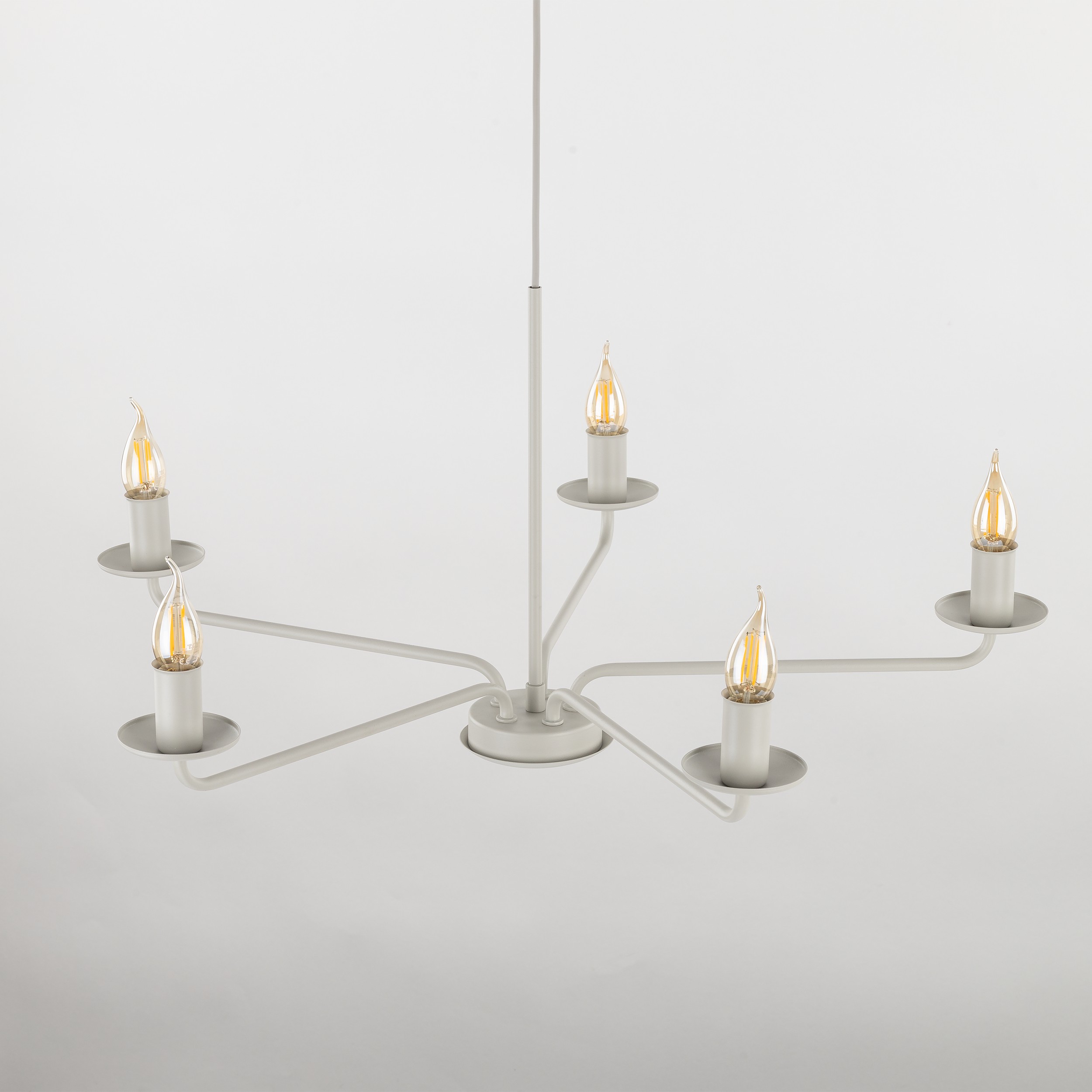 Lampa wisząca LIMAL beżowa 86x72cm - TK_10253