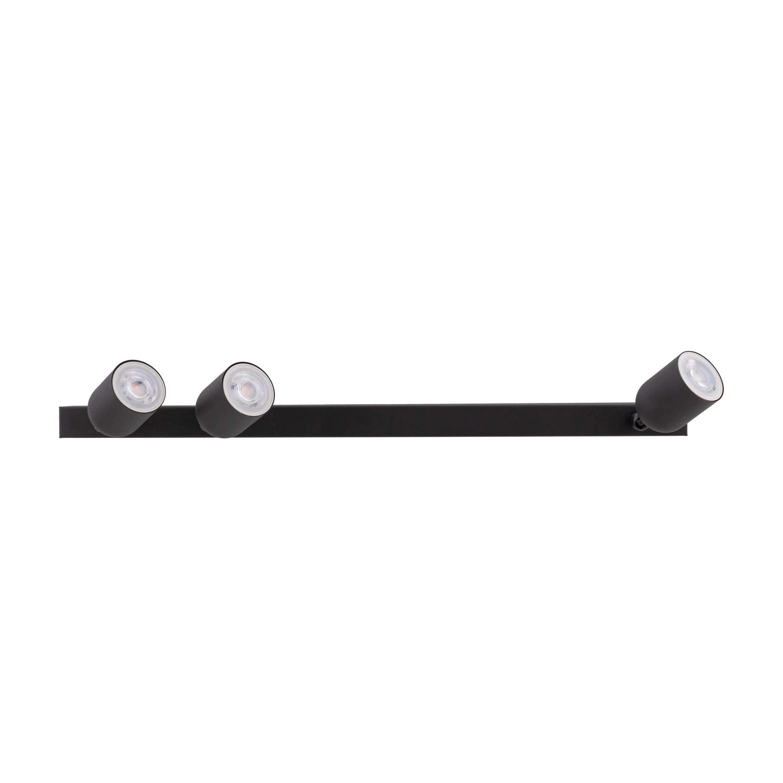 Lampa sufitowa TOP czarna na metalowej listwie regulowana 74x18x16cm - TK_4762