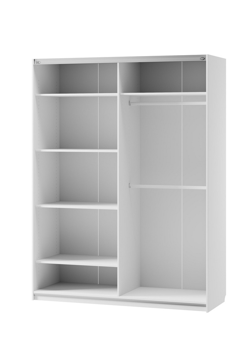 Szafa SELENE 30 2-drzwiowa biały połysk 216x164x64cm - TH-100-0414