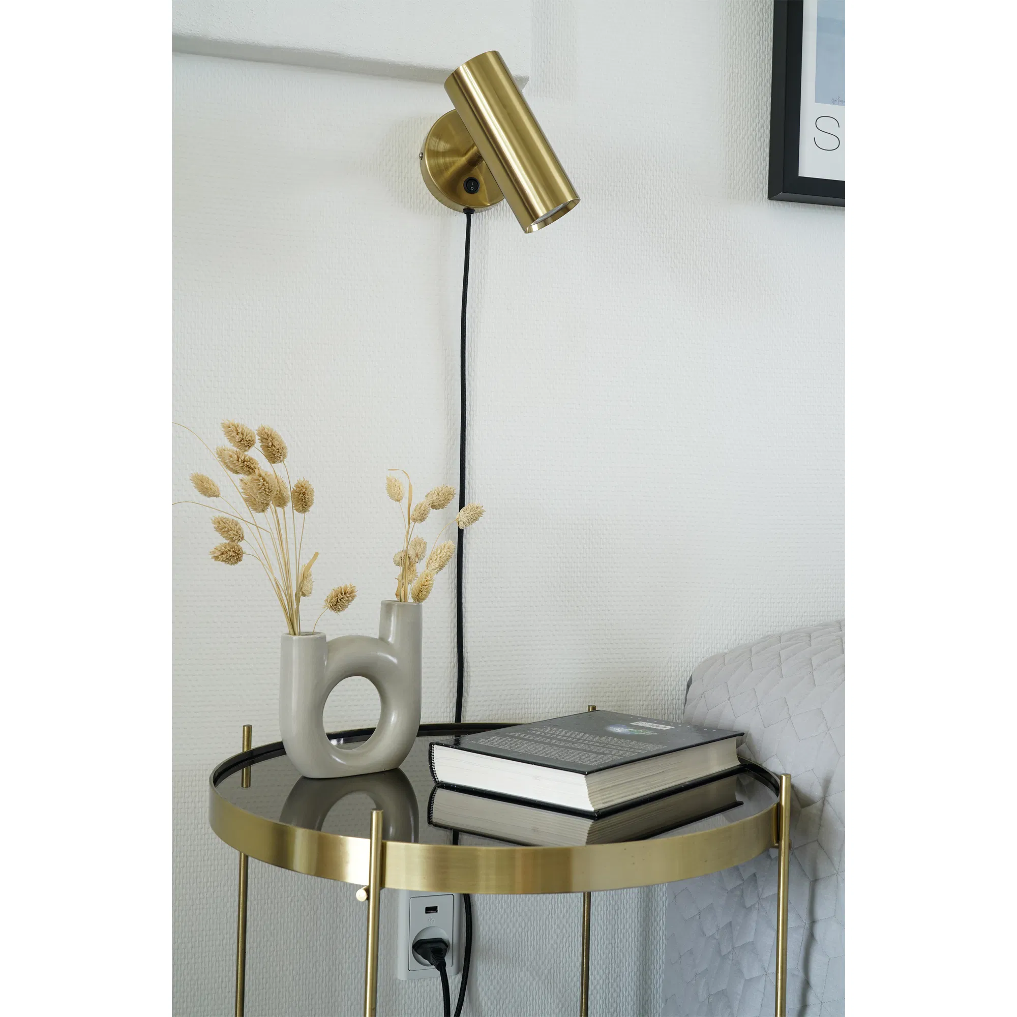 Lampa ścienna -kinkiet PARIS 3 - złota - 6409106