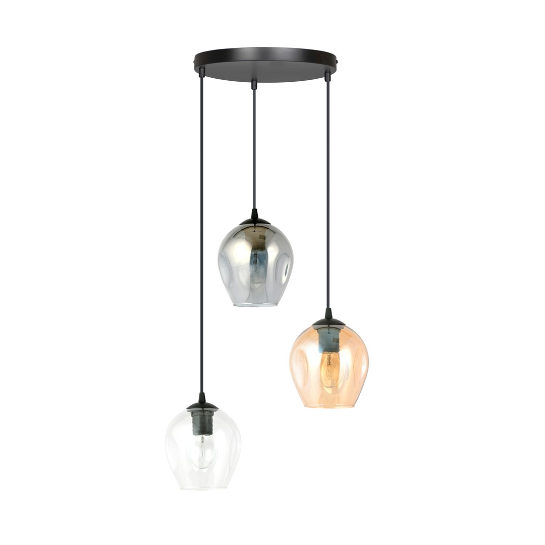 Lampa wisząca ISTAR Czarny 682/3PREM - 682/3PREM