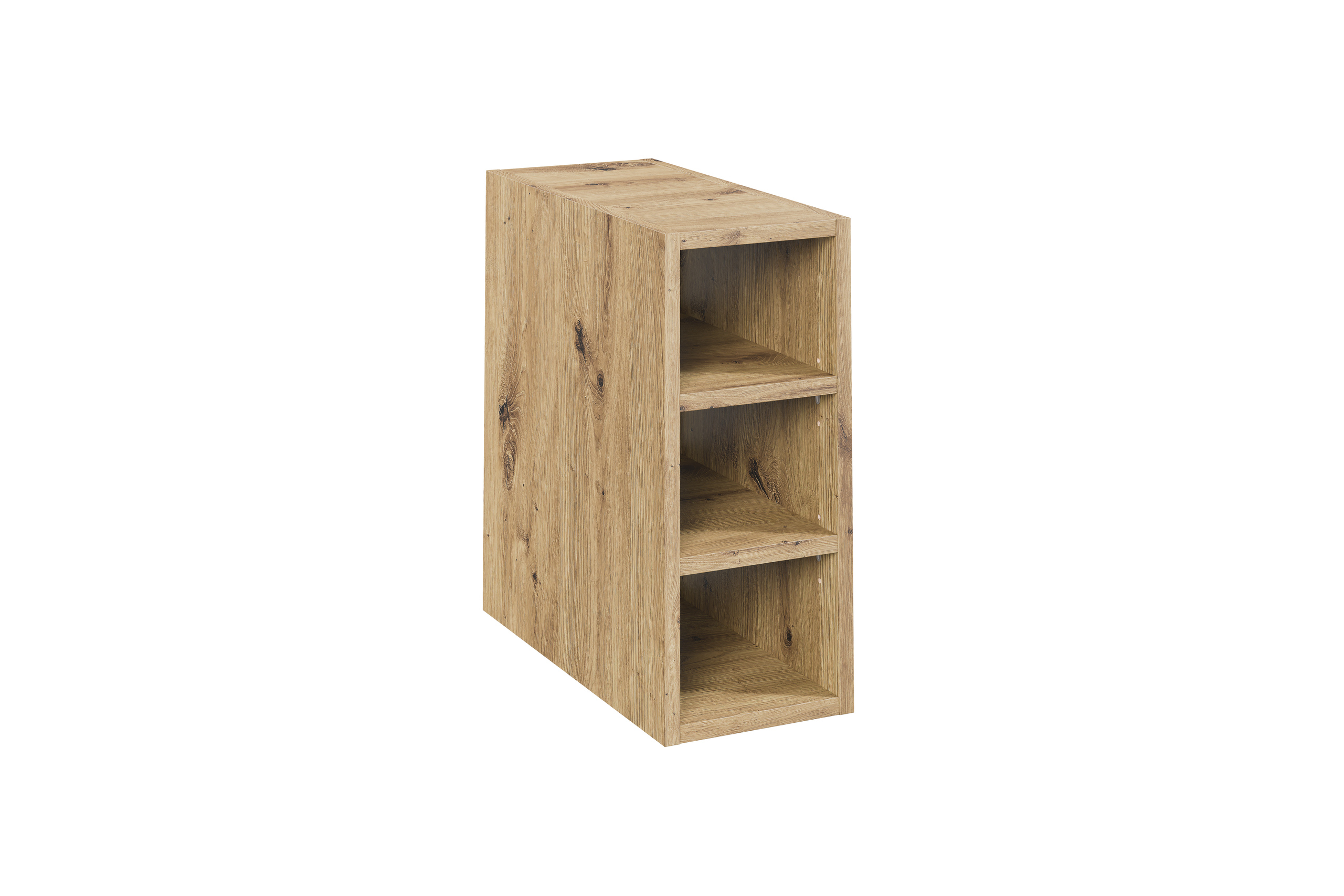 Regał łazienkowy pod blat ARTISAN UN 20cm, efekt drewna