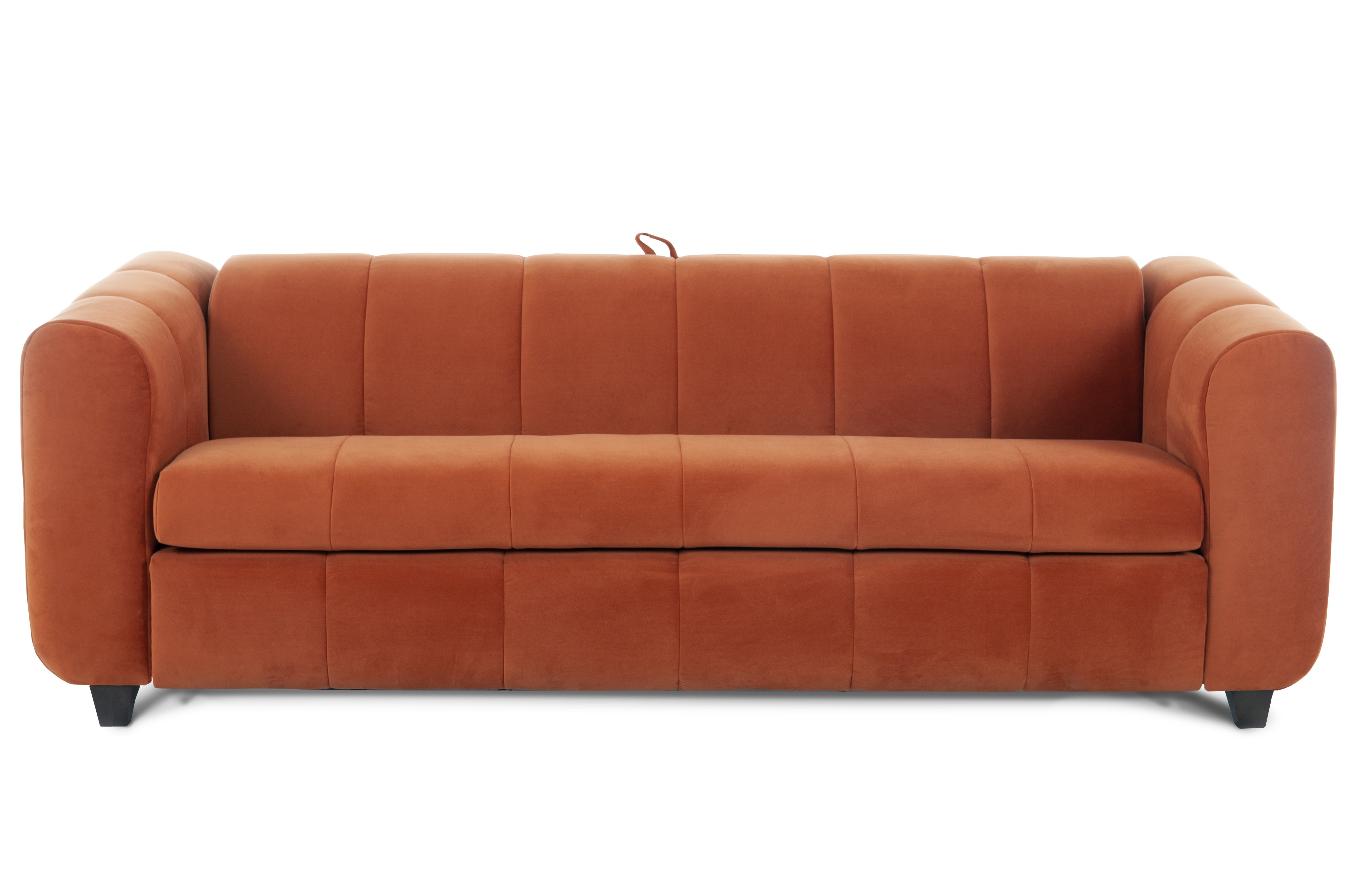 Sofa rozkładana Ambassador pomarańczowa MEBLEX - AMBASSADOR4-SALVADOR14ORANGE