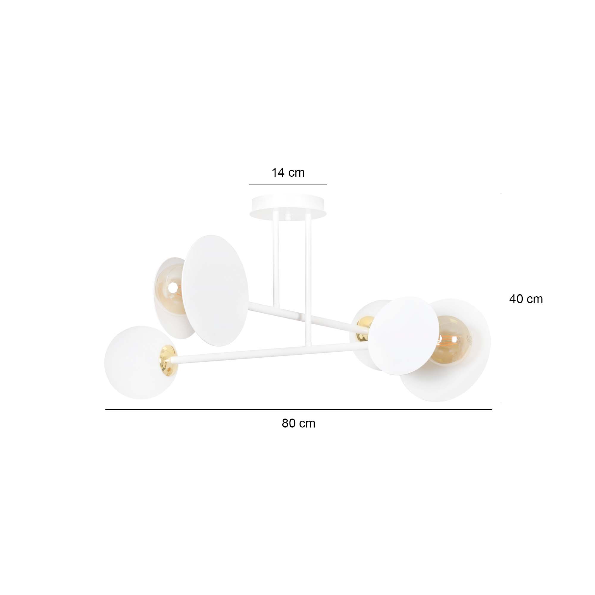 Lampa sufitowa MINERVA Biały 613/4 - 613/4