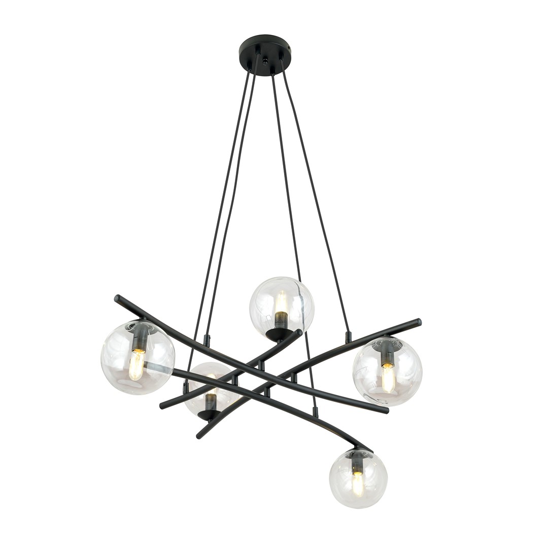 Lampa wisząca ESSA Czarny 1202/5 - 1202/5