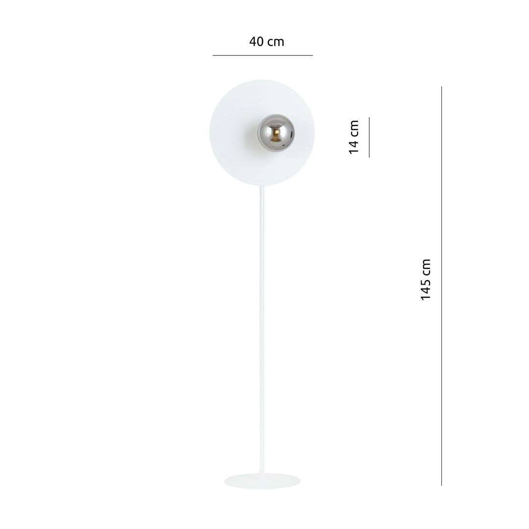 Lampa stojąca OSLO Biały 1188/LP - 1188/LP