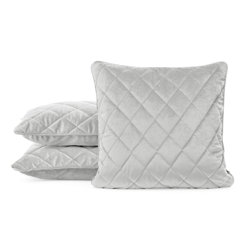 POSZEWKA VELVET 27 45 X 45 CM JASNOPOPIELATY - EU_387710