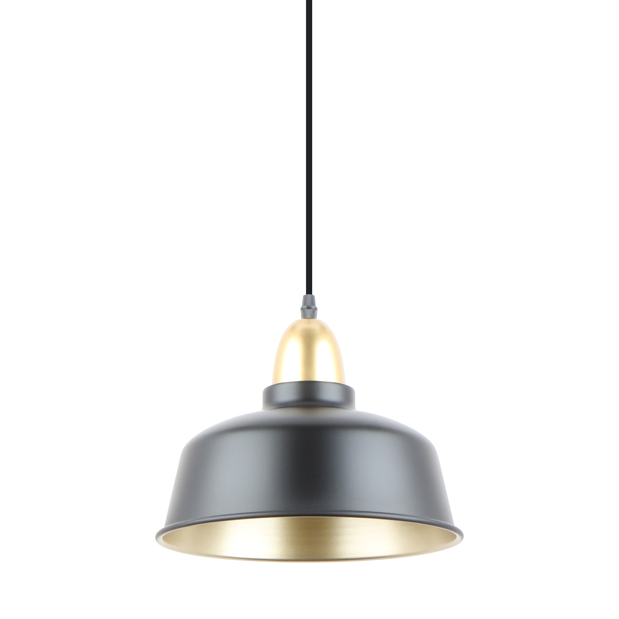 MENSA LAMPA WISZĄCA CZARNY MAT+ZŁOTO/MATT BLACK+GOLD