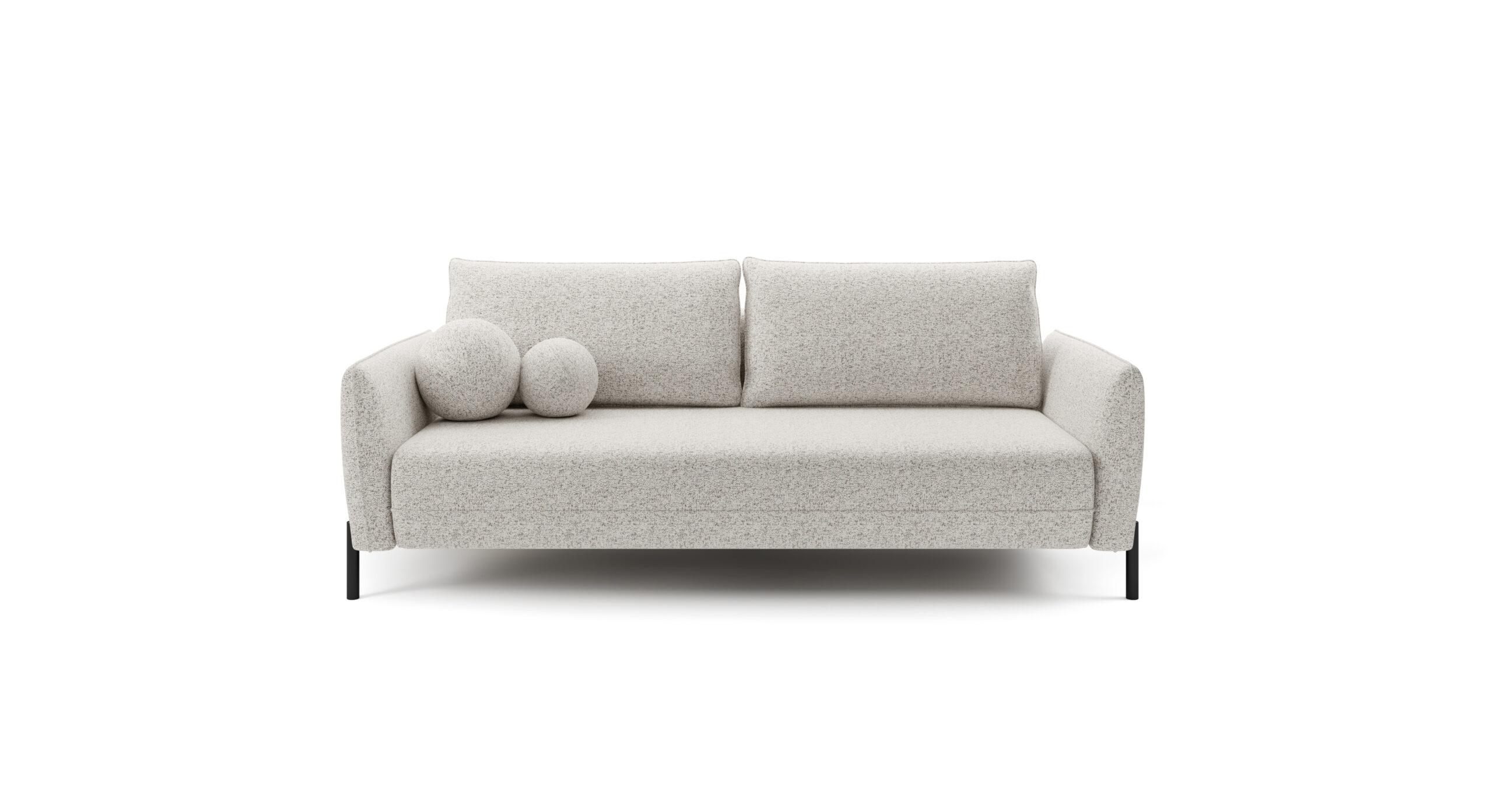 Sofa rozkładana VASCO funkcja spania - Tkanina Puente 06 piaskowy - VASCO_SO_PUENTE06