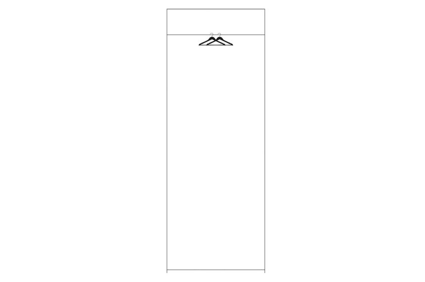 Szafa DESJO 5 2-drzwiowa dąb sanremo 193x98x58cm - WG-100-0165