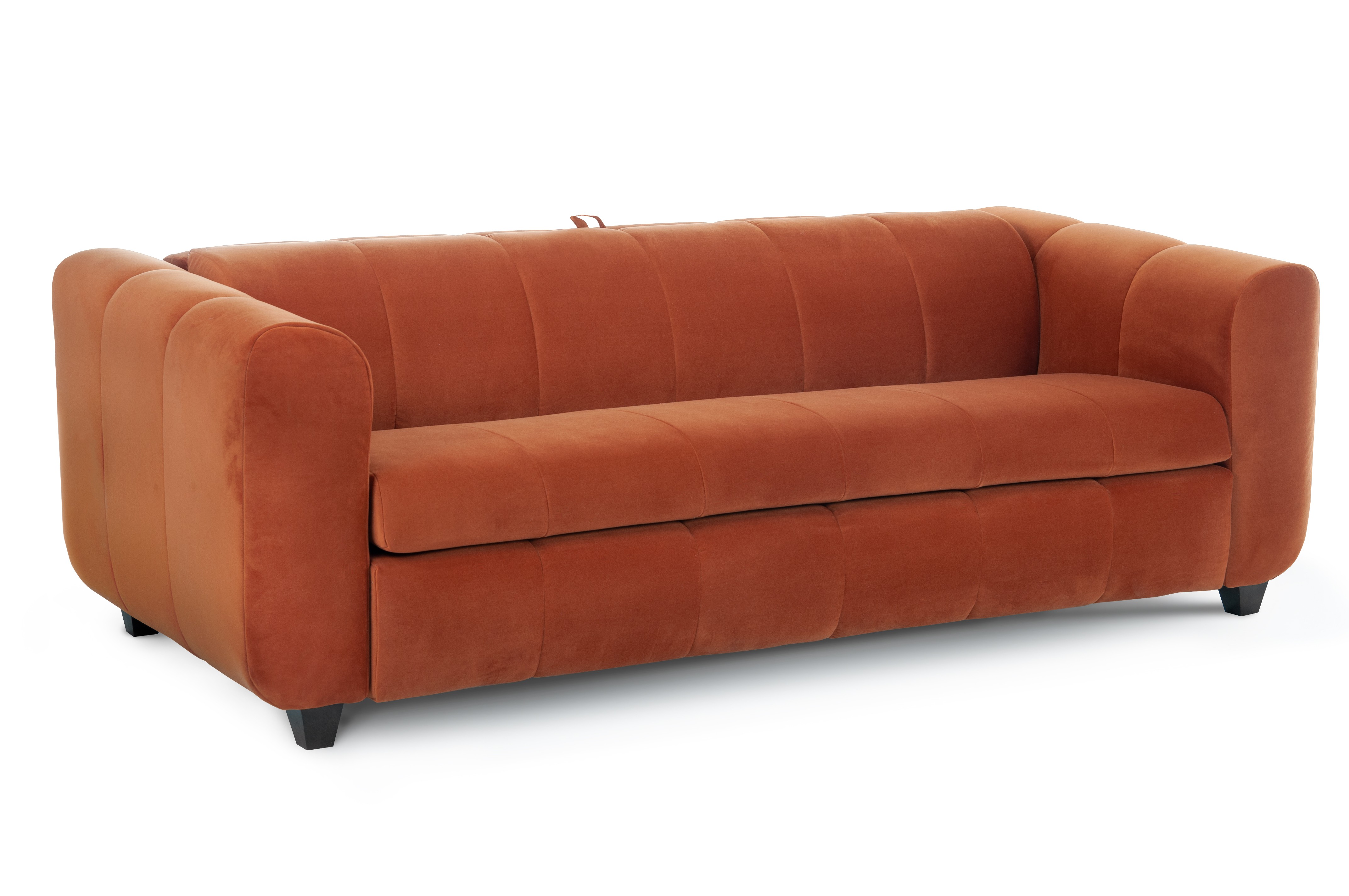 Sofa rozkładana Ambassador pomarańczowa MEBLEX