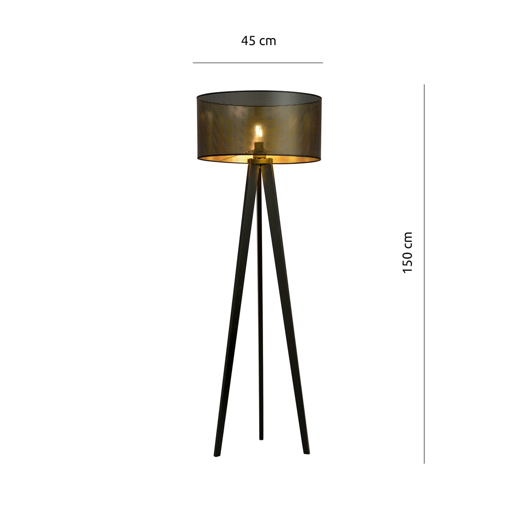 Lampa stojąca ASTON Czarny 1148/LP1 - 1148/LP1