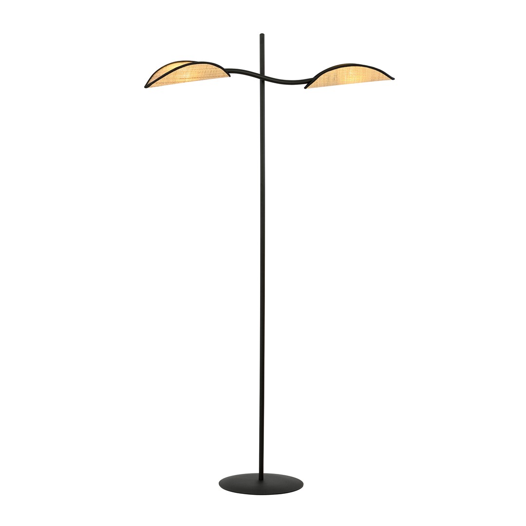 Lampa stojąca LOTUS Czarny 1108/LP2