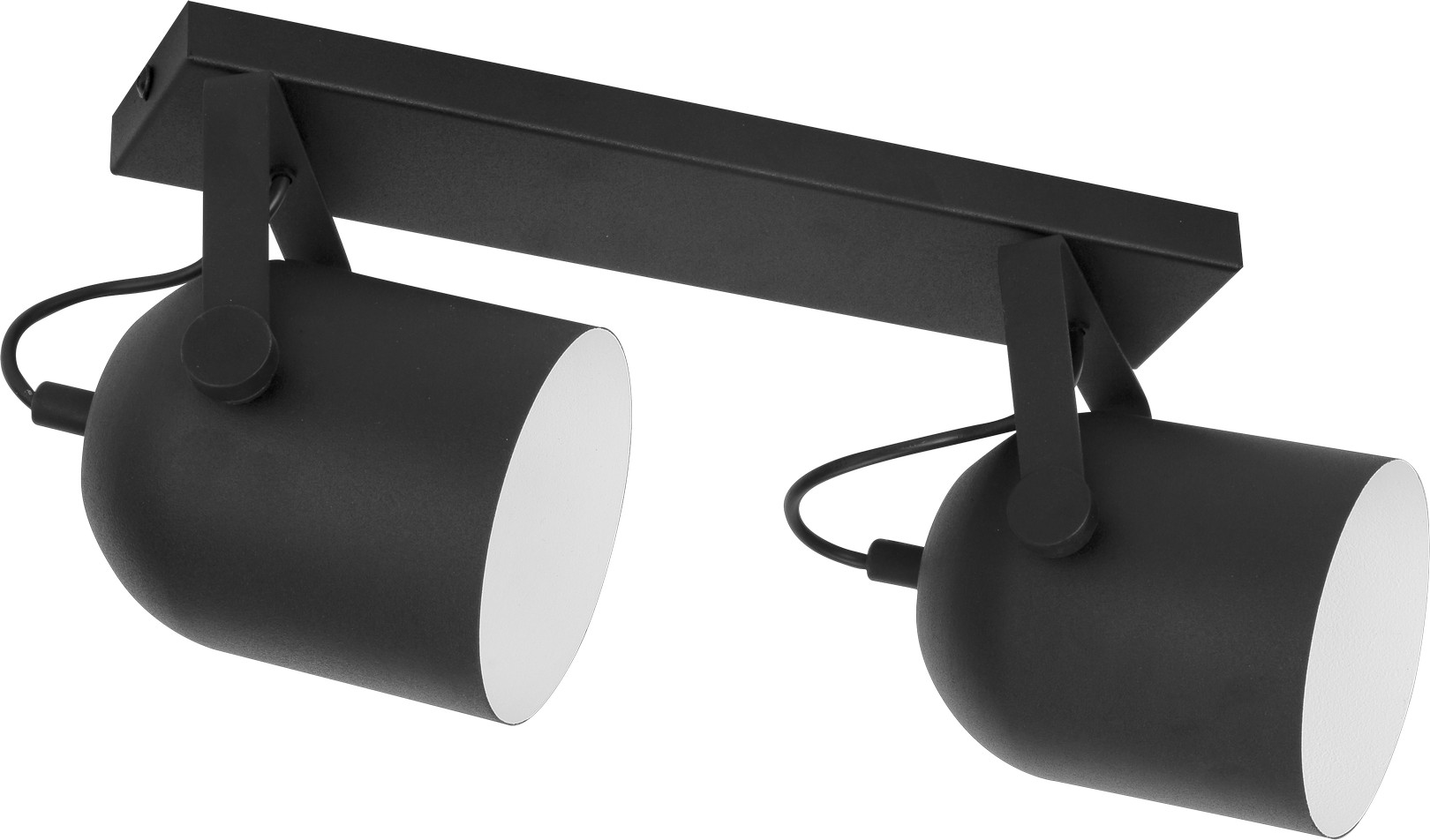 Lampa sufitowa SPECTRA czarna metalowa regulowana 42x20x18cm - TK_2610