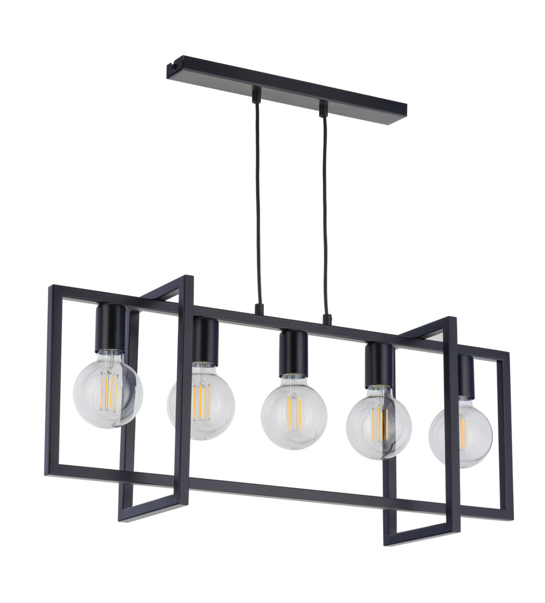 EDEN 5 lampa wisząca czarny